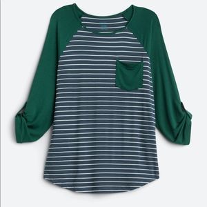 Market & Spruce - Aspen Crew Neck Responsible Rayon - Indigo